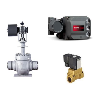 Fisher DVC6200 Pneumatic Valve Controller Valve Positoner Smart Positioner và Buerkert loại 5404 Solenoid Valve