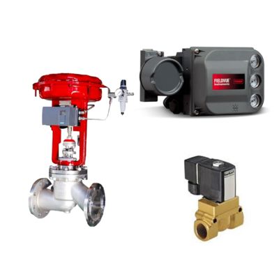 Fisher DVC6200 Pneumatic Valve Controller Valve Positoner Smart Positioner và Buerkert loại 5404 Solenoid Valve
