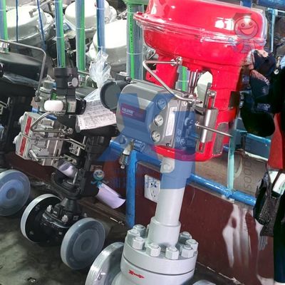 Van điều khiển lưu lượng khí nén được chứng nhận EAC và Bộ điều khiển vị trí van kỹ thuật số Emerson Fisher DVC6200