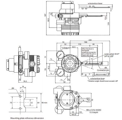Hàng tồn kho nhà cung cấp Van điều khiển Azbil AVP300 AVP301 AVP302 AVP307 Bộ định vị van kỹ thuật số thông minh với Chẩn đoán