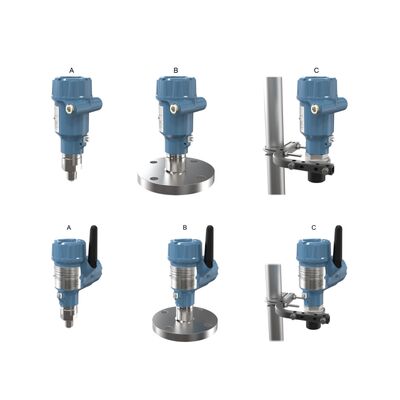 Emerson Wireless HART Không liên lạc Radar Level Transmitter Rosemount 3408 đo mức độ màn hình