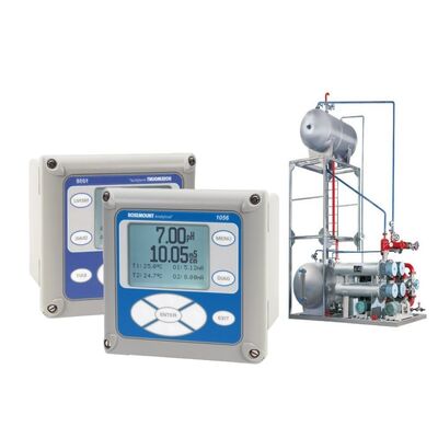 Máy phân tích đo đa thông số PH ORP đầu vào kép Emerson Rosemount 1056, Máy phát 4 dây, Truyền thông HART