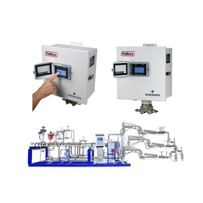 Kiểm soát đo lường khí tự nhiên chính xác Emerson FloBoss 107 107E Bộ điều chỉnh lưu lượng Flow Manager cho Ngành Năng lượng