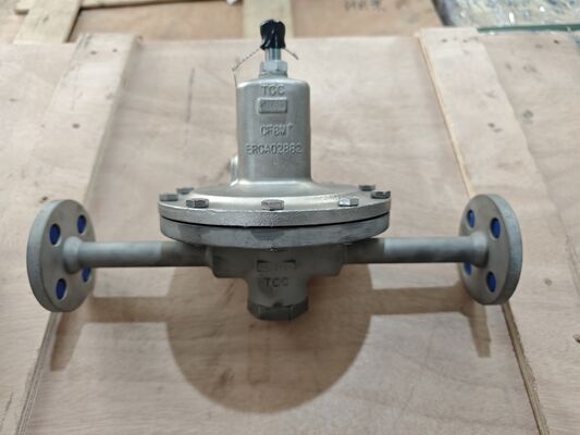 Nhà cung cấp Van điều áp trực tiếp Fisher MR95 Series, Van điều khiển áp suất, Bộ điều chỉnh áp suất hoàn toàn mới