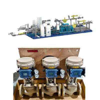 Thân van điều khiển Samson 3241, bộ truyền động khí nén 3277, bộ định vị van 3725