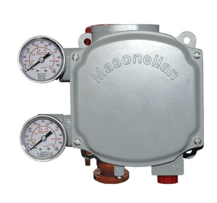 Bộ định vị van thông minh Masoneilan SVI1000G/IM với chức năng phản hồi từ tính, kết hợp với rơ le khí nén Rotork Fairchild M22