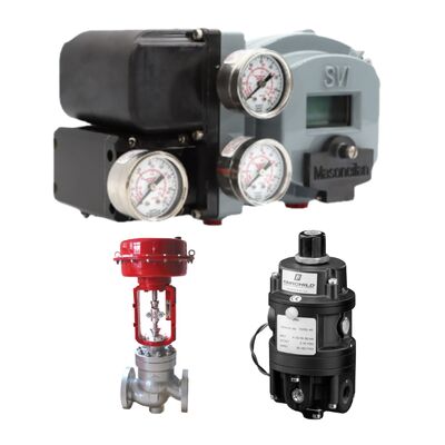 Fairchild T5700 cảm biến khí nén điều khiển điện tử và Masoneilan SVI2AP/SVI II series SVI2AP-21123111 định vị van (với màn hình LCD), hoàn toàn mới, trong kho.