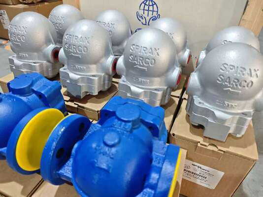 Kết nối mặt bích mới FT14X FT14 Kết nối bắt vít FTGS14 SPIRAX SARCO Bẫy hơi phao dạng bi DN15 đến DN50 PN16 trên thiết bị gắn trên khung trượt