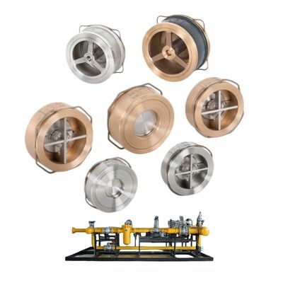 Các đường ống công nghiệp VYC Disc Piston Check Valve 1/4 Brass 304 316 Non-Return Valve cho khí hơi nước