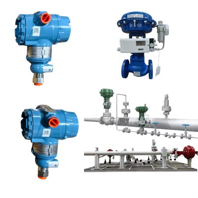 Kết nối mặt bích Rosemount 3408 Radar không tiếp xúc được sử dụng trong bể chứa và van điều khiển Spiraxsarco cho đường ống