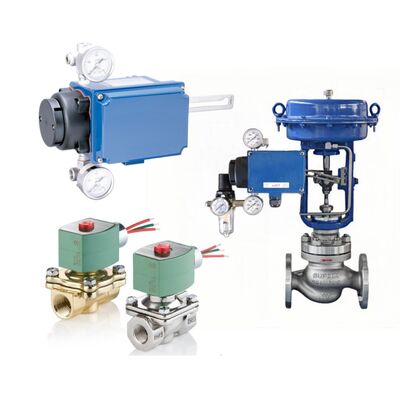 ASCO Solenoid Spool Valves và Azbil 100 Series Model AVP100 102 Smart Valve Positioner Valve Controller