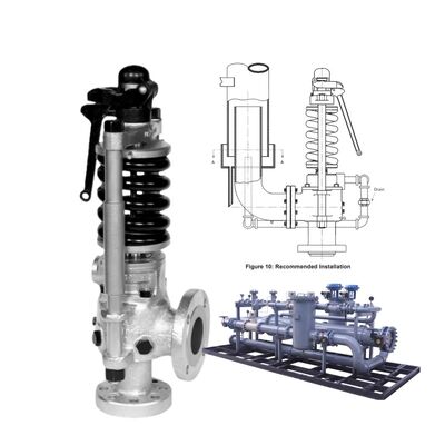 Máy van an toàn được nạp xuân Maxiflow hợp nhất cho hơi nước nhiệt độ cao theo tiêu chuẩn API 526