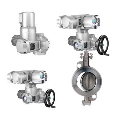 Bộ truyền động SA mới Phạm vi mô-men xoắn Từ 10 Nm đến 32 000 Nm Bộ truyền động van điện AUMA SA16.2-F16 Bộ truyền động đa vòng quay và Van bướm Keystone