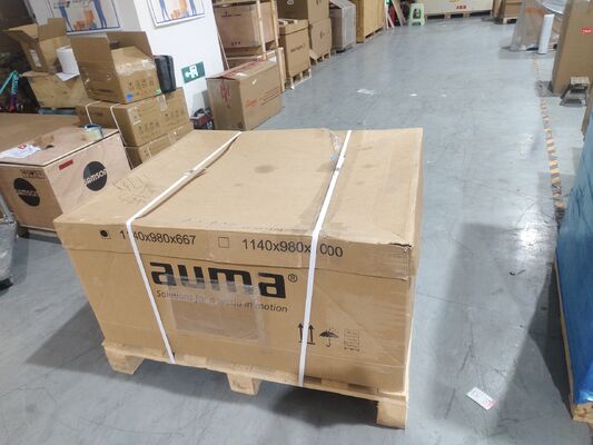 Bộ truyền động SA mới Phạm vi mô-men xoắn Từ 10 Nm đến 32 000 Nm Bộ truyền động van điện AUMA SA16.2-F16 Bộ truyền động đa vòng quay và Van bướm Keystone