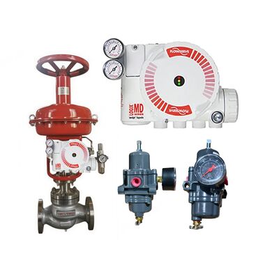 Fisher 67CFR Bộ điều chỉnh bộ lọc Flowserve Logix 3410MD-28-D6-M-04-50-0G-00 Máy điều khiển định vị van số