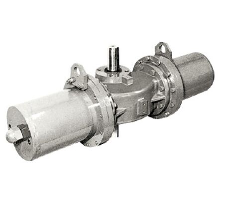 Van KOSO 710C Concentric PARA SEAL với Bộ truyền động Xi lanh Khí nén 6400RA cho Nhà máy Điện, Dầu khí Công nghiệp