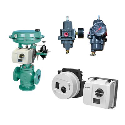 Bộ điều khiển van kỹ thuật số Neles ND7000 với Giao tiếp HART, Bảo vệ IP66 và Bộ điều chỉnh lọc Fisher 67CFR cấp nguồn vòng lặp