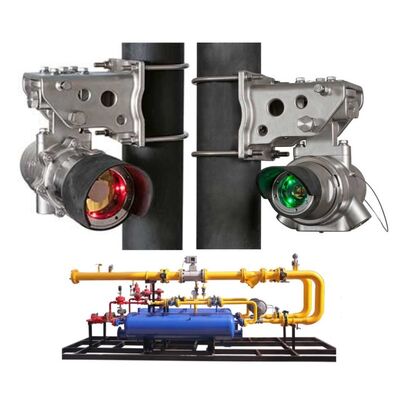 DET-TRONICS FlexSight LS2000 Open Path Infrared Hydrocarbon Gas Detector với phát hiện hồng ngoại hai bước sóng, vỏ thép không gỉ và phạm vi phát hiện 200 mét