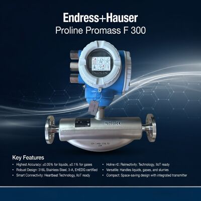 Endress Hauser E+H Proline Promass F 300 Giá lưu lượng kế Coriolis đo lưu lượng công nghiệp