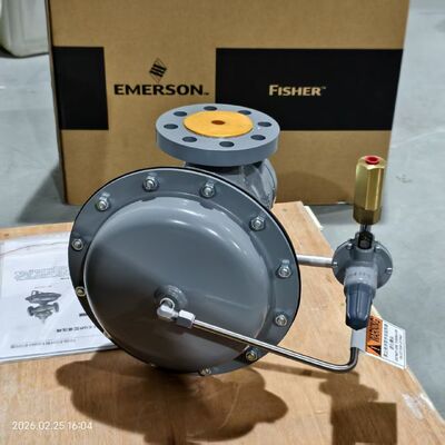 Bộ điều chỉnh Fisher 1190 Van làm sạch khí áp suất thấp Van giảm áp vận hành thí điểm để gắn trượt