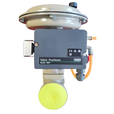 Bộ định vị van Fisher 3660/3661 với bộ điều chỉnh lọc 67CFR cho van điều khiển khí nén — Bộ định vị điện-khí nén, 4-20mA, Thép không gỉ, Dải nhiệt độ từ trừ 40°C đến 85°C
