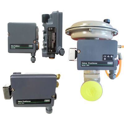 Bộ định vị van Fisher 3660/3661 với bộ điều chỉnh lọc 67CFR cho van điều khiển khí nén — Bộ định vị điện-khí nén, 4-20mA, Thép không gỉ, Dải nhiệt độ từ trừ 40°C đến 85°C