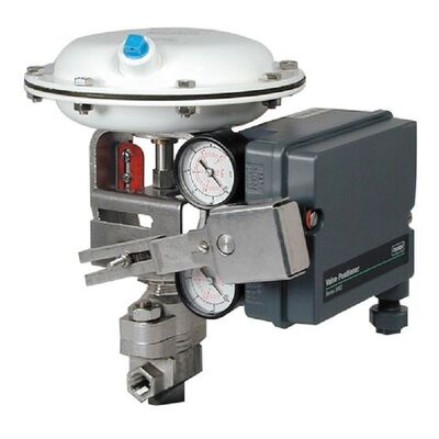 Bộ định vị van Fisher 3660/3661 với bộ điều chỉnh lọc 67CFR cho van điều khiển khí nén — Bộ định vị điện-khí nén, 4-20mA, Thép không gỉ, Dải nhiệt độ từ trừ 40°C đến 85°C