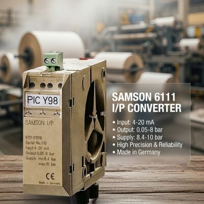 Bộ chuyển đổi I/P SAMSON 6111 Bộ chuyển đổi điện khí nén Bộ chuyển đổi tín hiệu dòng điện áp suất