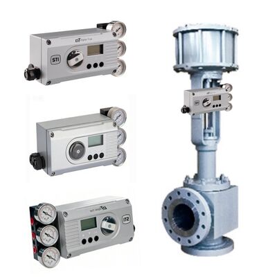 KOSO 500A 510A Van góc với IMI STI DigitalTrak Positioner Nhà máy hóa học Điều khiển chất lỏng năng lượng nhiệt