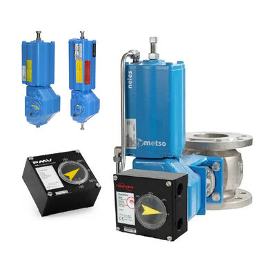 Trung Quốc Valve Flowserve PMV P5 EP5 Valve Positioner F5 Switch Box và Neles B1 Pneumatic Cylinder Actuator
