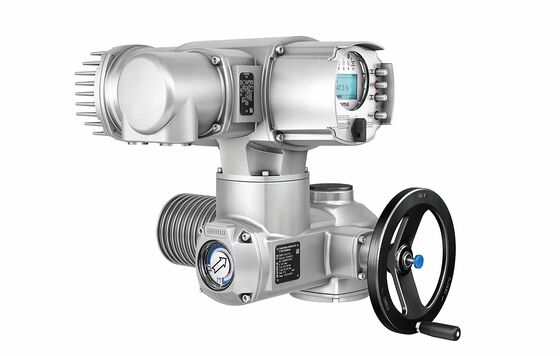 CHUANYI VBJG 600001 Máy van bướm tâm trí ba với AUMA SA SQ Series Electric Actuator để điều khiển chất lỏng