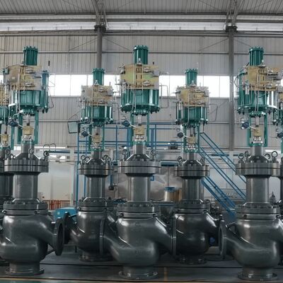 Van điều khiển lót Fluorine OEM chống ăn mòn van điều khiển một tầng thẳng
