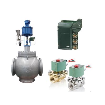 Emerson Fisher 3600 Series 3620J Máy định vị van điện khí nén với van điện tử ASCO