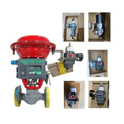 Ventil điều khiển khí nén Trung Quốc với Fisher DVC2000 VALVE POSITIONER và 67CFR-226/237/239/600/601 bộ điều chỉnh bộ lọc trong kho