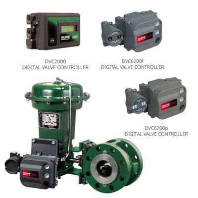 Fi Sher 1052 Động cơ quay với DVC2000 DVC6200 Positioner cho năng lượng hóa học khí dầu