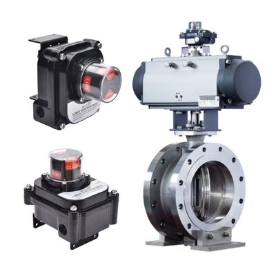 CHUANYI VB400 Bốn van bướm lập dị HKC Limit Switch Dầu khí Công nghiệp điện hóa học
