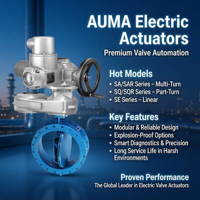 New AUMA Electric Actuator SA SQ Multi Turn Part Turn Valve Electric Actuator
