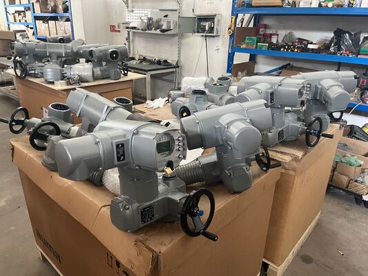 Bộ truyền động điện AUMA SA SQ Bộ truyền động van đa vòng bán vòng Nhà máy xử lý nước