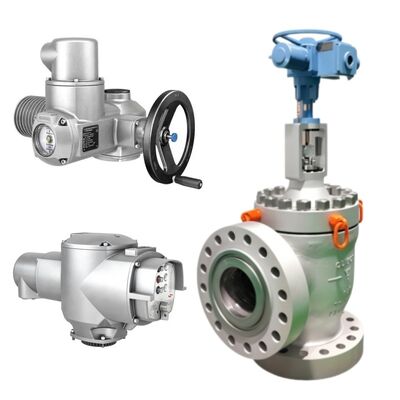 Van điều khiển góc Wuzhong AESB AEPB thay thế nhanh với bộ truyền động Auma cho quy trình công nghiệp
