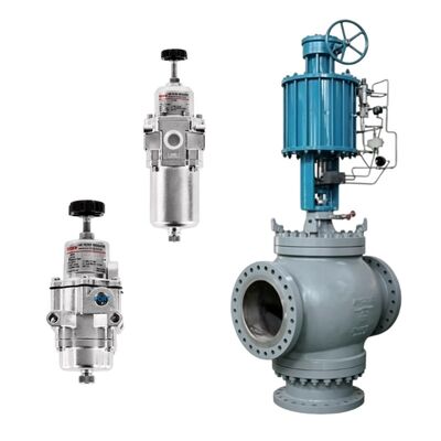 Wuzhong 3 Way Diverting Mixing Valve ACT với Rotork YT Filter Regulator cho năng lượng nhiệt hóa dầu