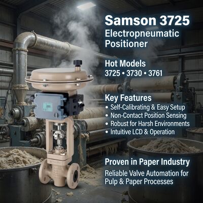 Thương hiệu Mới Chính Hãng Đức Samson 3725 Điện Khí Nén Định Vị Van Samson 3725 3730-3 3731