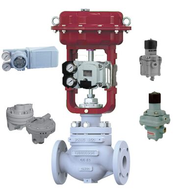 Van điều khiển khí nén Samson và Bộ định vị van điều khiển kỹ thuật số thông minh Masoneilan SVI2 và Bộ điều khiển điện khí nén 4700E đáng tin cậy và Samson 3730-3