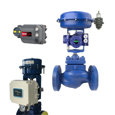 Dầu khí và ngành công nghiệp khí nén Valve Positioner Fish-er DVC2000 DVC6200 và FOXBORO Controller và Spirax Sarco Valve KE73 và Actuator PN9223E