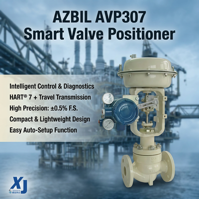 Stock Azbil AVP307 Máy định vị van điều khiển HART điện khí điện tử số