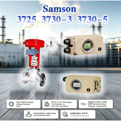Mới Samson 3725 3730-3 3730-5 Bộ định vị van điện khí nén có độ chính xác cao Van điều khiển hơi nước công nghiệp