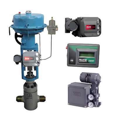 Bộ điều khiển van bi điều khiển bằng khí nén DVC6200 DVC2000 và Van điện từ ASCO và Bộ định vị van FLOWSERVE 3200MD 520MD 3800MD