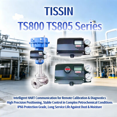 OEM mới Tissin TS800 TS805 Series Smart Valve Positioner HART Digital Control Valve Positioner
