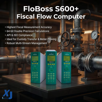 FloBoss S600+ máy tính dòng chảy máy tính dòng chảy công nghiệp lưu trữ chuyển khí chất lỏng quy trình dòng chảy điều khiển