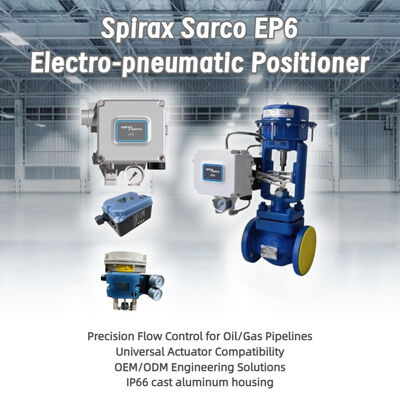 Bộ phận thay thế bộ định vị điện khí nén Spirax Sarco EP6 có độ chính xác cao Tương thích với nhiều thương hiệu khác nhau Thiết bị truyền động