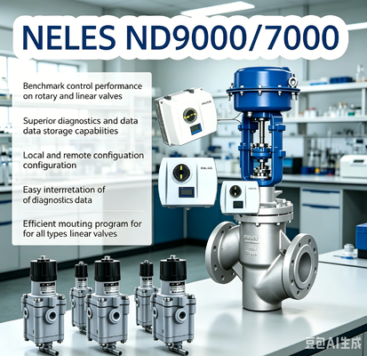 Neles Valmet Me-tso ND7000 ND9000 Pneumatic Smart Digital Valve Controller Positioner